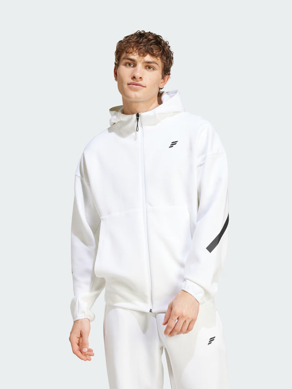 Full-Zip Hooded Track Jacket